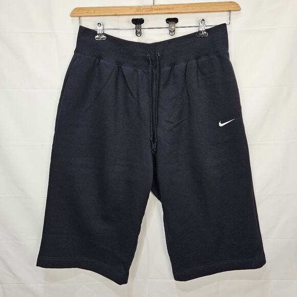 Nike Cropped Sweatpants High Rise Black Size 2X FB8418-010 - Picture 1 of 10